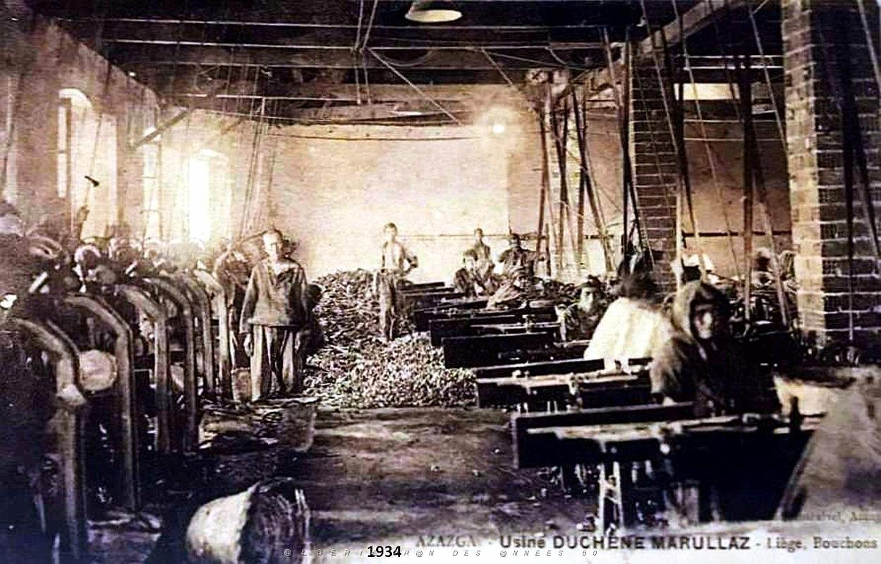 Azazga - Usine liege et bouchons - 1934.jpg